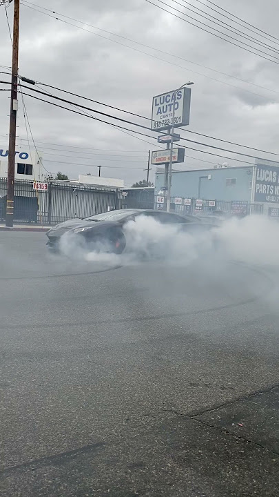 CRAZIEST DONUTS 🍩 IN A LAMBORGHINI SV!