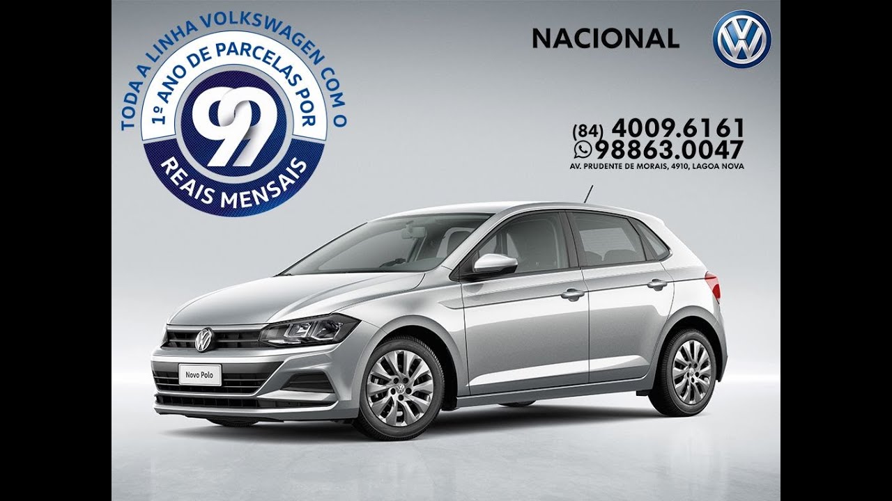 Nacional VW com financiamento especial: 1 ano de prestações por R$99,00 ...