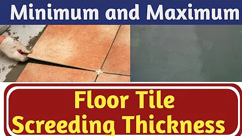 How thick is a standard tile?