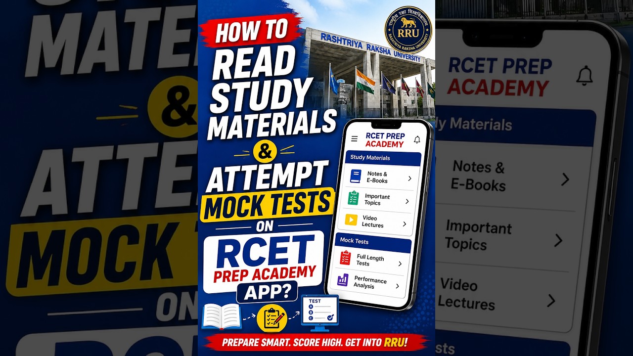 How to Read Study Materials & Attempt Mock Tests on RCET PREP ACADEMY ...