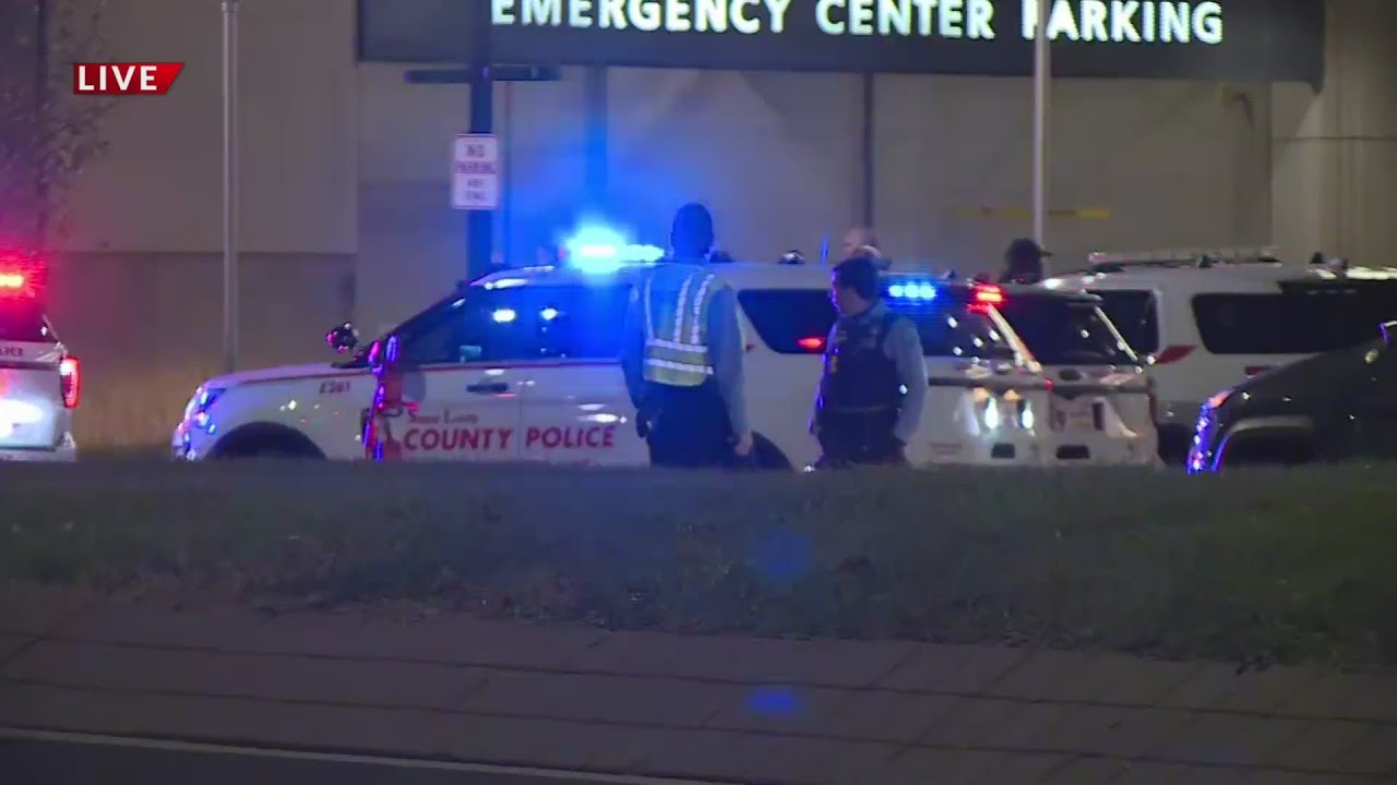 St. Louis County police officer dies after cruiser rammed - YouTube