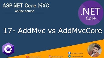 17. ASP.NET Core AddMvc vs AddMvcCore in Darija Arabic