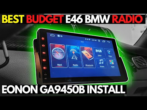 UPDATE Your E46 BMW Interior on a Budget! | EONON GA9450B Android Head Unit Install | Project M3 Ep3