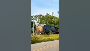 CSX ES40DC 5494 leads CSX M646-19 with a RL K5HL on 05/19/2025 #Shorts #train