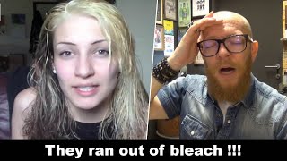 They ran out of Bleach !!! - Hair Buddha reaction video #hair #beauty