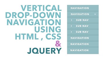 Vertical Drop-Down Navigation using jQuery