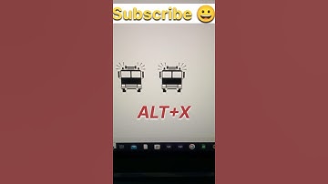 Bus Symbol in Ms Word Using Shortcut keys #shorts #msword #shortcutkeys