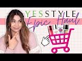 Yesstyle Epic Unboxing + Holiday Surprise! | K-beauty, J-Beauty, New and Fave Picks