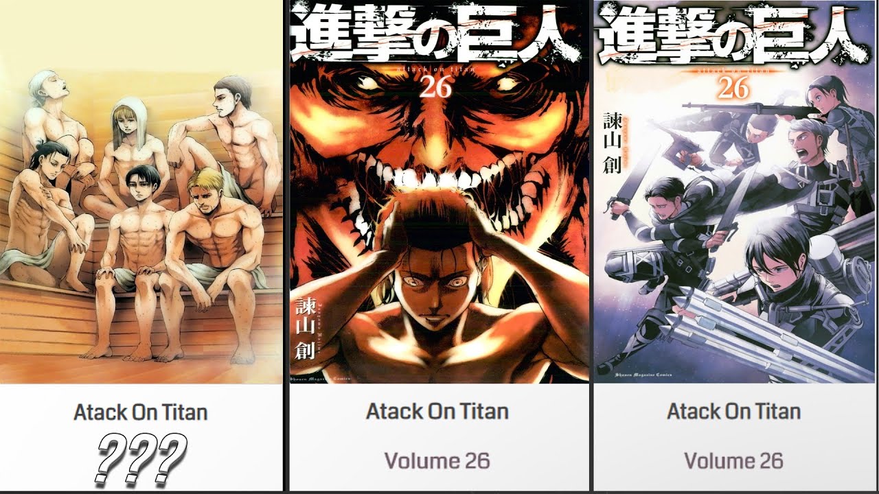 Attack on titan manga volumes