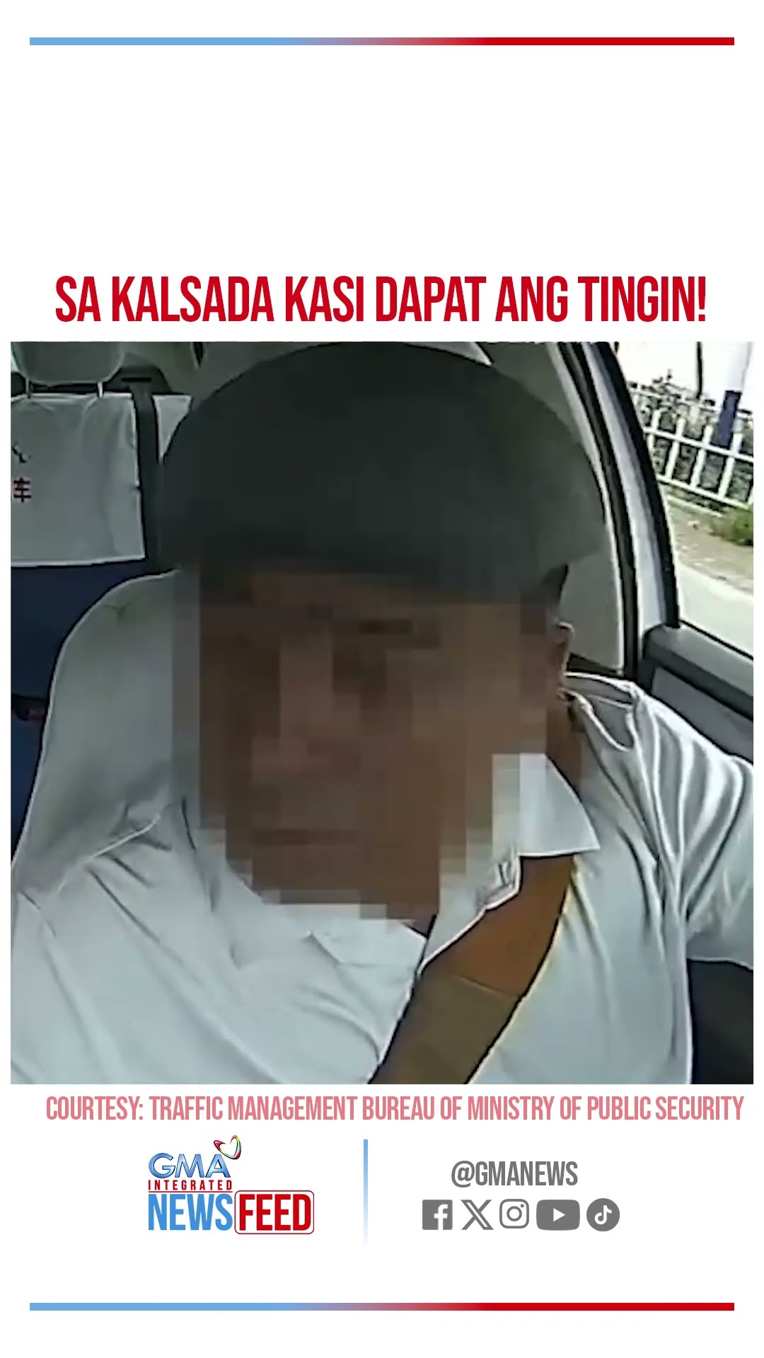 Aksidente dahil 'di tumitingin sa kalsada ang driver| GMA Integrated Newsfeed