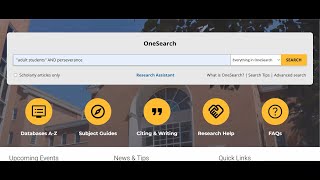 What is OneSearch?