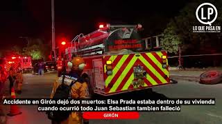 Juan Sebastián Chaparro y Elsa Prada murieron en accidente en Puerta Grande