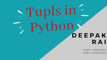 Tupls in Python