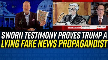 Trump DEFINITIVELY EXPOSED as Fake News Liar in SWORN TESTIMONY!!!