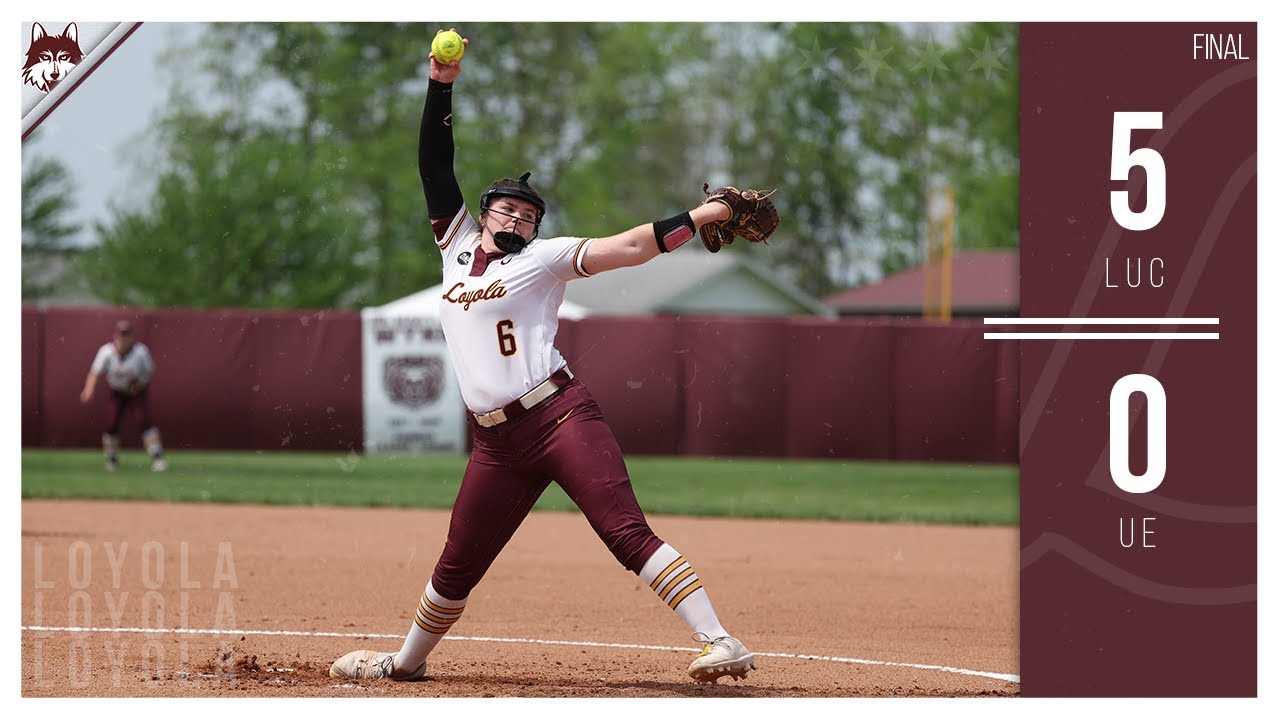 HIGHLIGHTS Loyola vs. Evansville MVC Softball Tournament YouTube