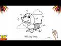 Como Desenhar Little Slinky Dog de Toy Story 5 | Cachorro Mola Bebê Passo a Passo