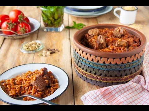  طاجن لسان العصفور باللحمه ولا احلي سالي سليمان