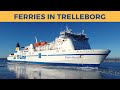 Ice Ice Ferry - The port of Trelleborg in February 2021