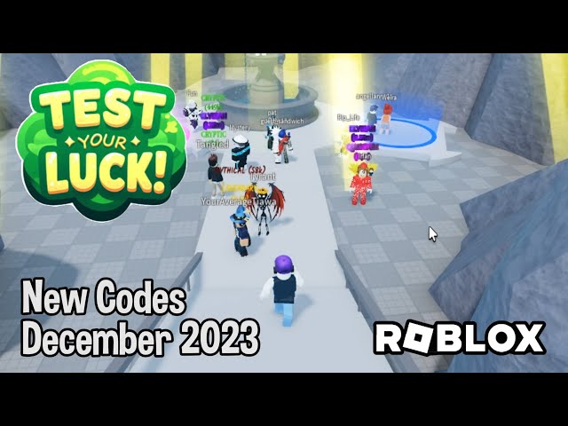 Effects Test Codes - Roblox December 2023 