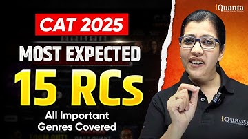 CAT 2025: Most Expected 15 RCs to Boost Your VARC Percentile