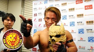 Wrestling dontaku 2018 (may 4) - post-match interview [8th match]