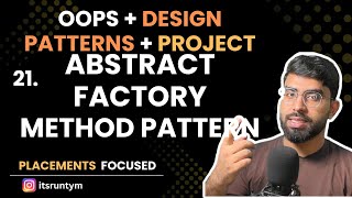 L21. Abstract Factory Method Pattern - Design Patterns || Master OOPs in Java SOLID, Design Pattern