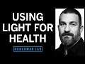 Using light sunlight blue light  red light to optimize health  huberman lab podcast 68