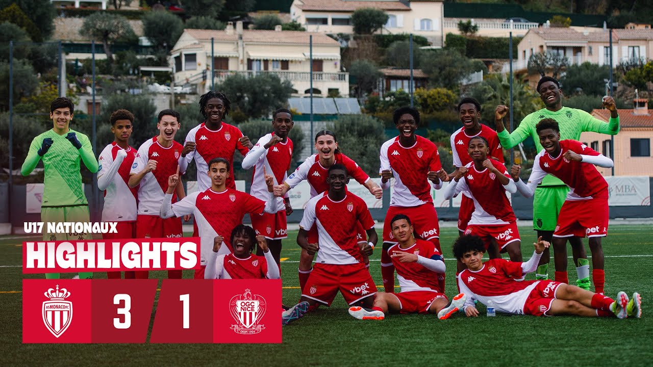 AS Monaco 3-1 OGC Nice - U17 Nationaux - 20ème journée