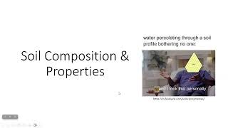 4.3 Soil Composition & Properties