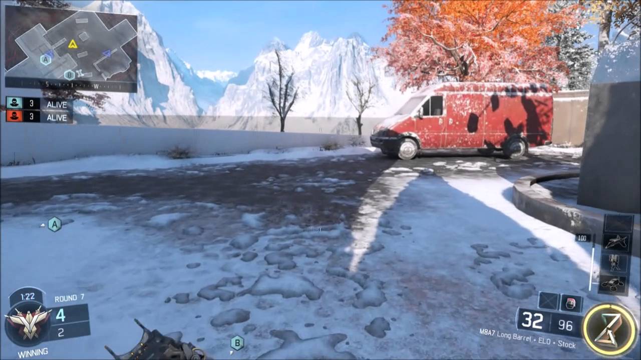 COD Black Ops 3 - UMG 3V3 UMGO Variant Snd Stronghold Gameplay (Listen In)