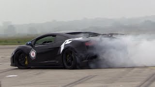 RRahmani Lamborghini Gallardo Superleggera - LOUD Revs, DRIFTING & Drag Racing