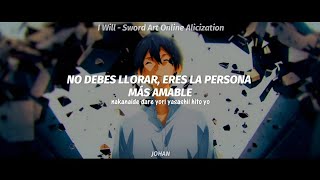 Sword Art Online Alicization War of Underworld Ending 2 || I will... - Eir Aoi || AMV sub español