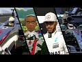 Evolution of Lewis Hamilton in F1 Games (2009 - 2018)