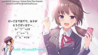 〘Yuki.M〙Nightcore - Sakura Color Time Capsule 【桜色タイムカプセル】『⋆なみりん』「Cover」