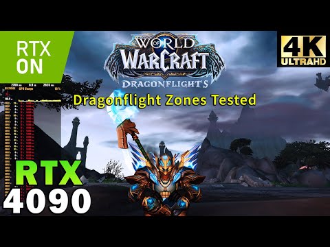 World Of Warcraft Dragonflight Zones 4K | RAY TRACING | RTX 4090 | Ryzen 9 7950X | Maximum Settings