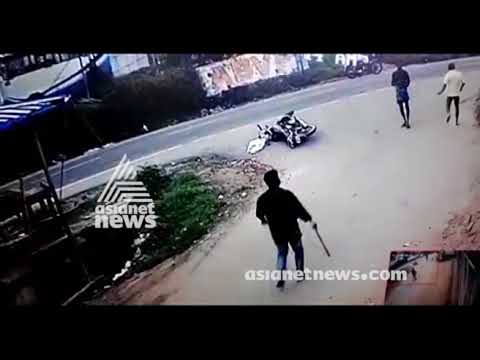 Exclusive CCTV Visuals CPM activist attacked in Kattakada