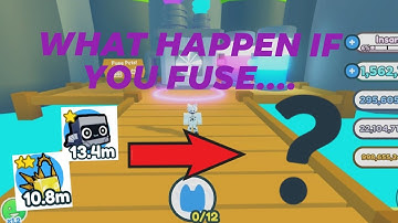 What happen if you fuse 1 robot and 3 golden stallion(PET SIMULATOR X)