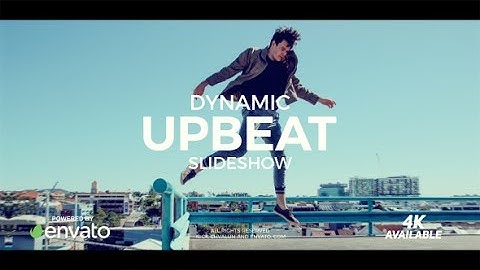 Dynamic Upbeat Slideshow | After Effects Template | Openers