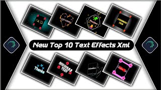 Top 10 Text Animation Preset|Emoji Text Effect Alightmotion Editing 🔥Text Effect Preset🔥KhushbooTech