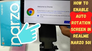How to Enable Auto Rotation Screen in REALME NARZO 50I/50A|  Rotation Screen on REALME Narzo 50i