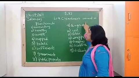 STD-2||E.S||L-4 cleanliness around us.