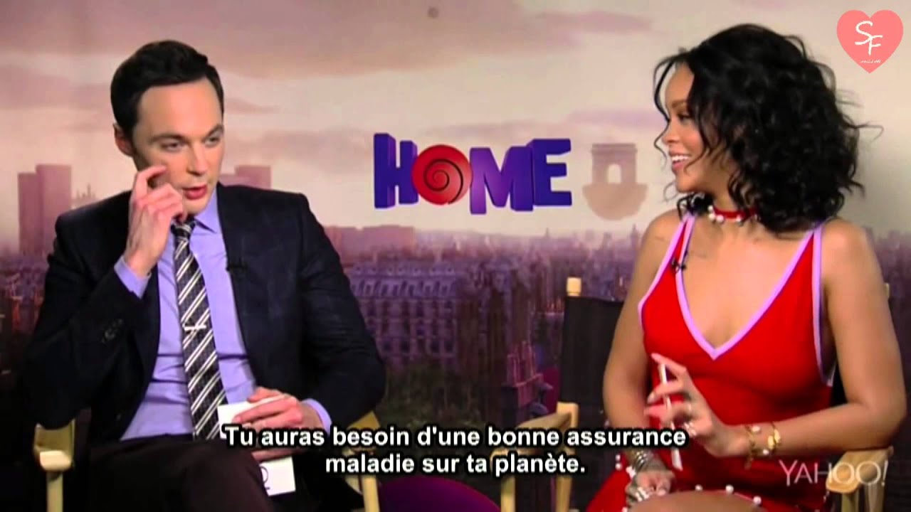 Rihanna and Jim Parsons BEST moments (HOME) (HD)