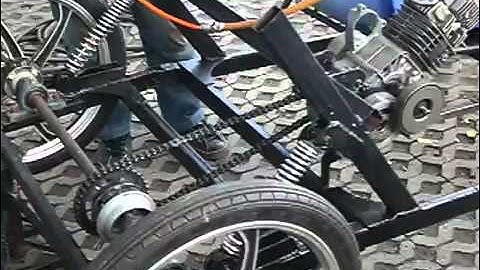 Air engine on a 4 wheeler  @ Embedded Innovation Lab