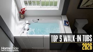 The Best Walk-In Tubs of 2026 (Modern Designs That Don’t Look Medical)