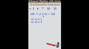 Edexcel Math Question: Arithmetic Sequence #igcsemath #gcsemathsrevision  #maths #trending