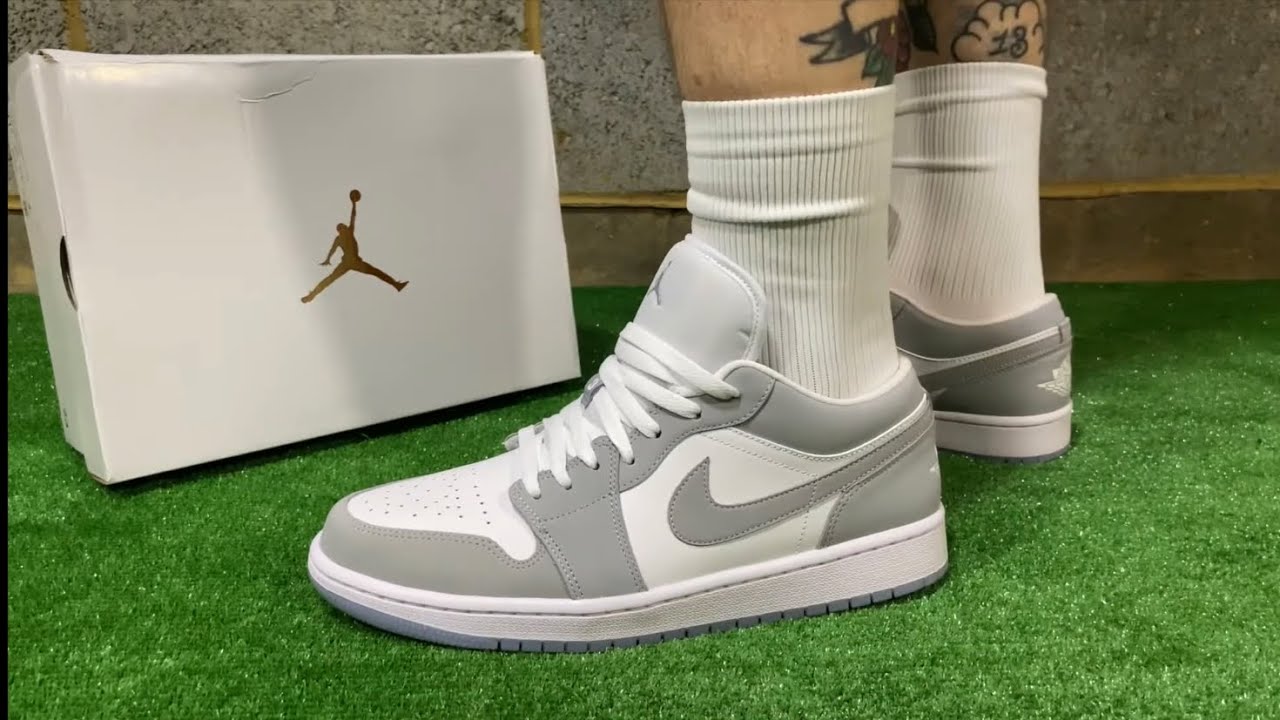 Nike WMNS Air Jordan 1 Low Wolf Grey-