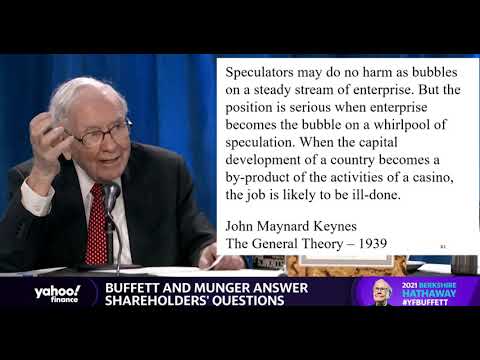 Warren Buffett on Speculation, Day traders, and Market Gambling in Casino Like Stock market Bubble.