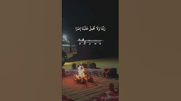 لا يكلف الله نفسا إلا وسعها 🦋القران الكريم راحة النفسية 💖تلاوة خاشعة حالات واتس اب قرآن كريم