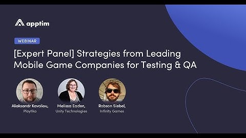 [Expert Panel] Strategies from Top Mobile Game Companies for QA & Testing