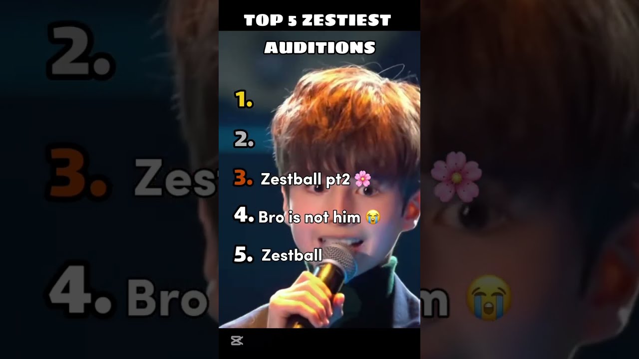 Top 5 Zestiest Auditions Edit Ranking Top5 Zesty Amadeus